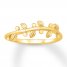 Leaf Ring 10K Yellow Gold