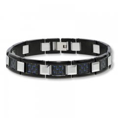 Men's Bracelet Tungsten Carbide Stainless Steel