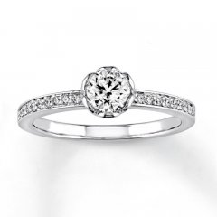 Diamond Engagement Ring 1/2 ct tw 14K White Gold