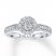 Previously Owned Leo Diamond Ring 3/4 ct tw 14K White Gold