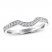 Adrianna Papell Diamond Wedding Band 1/6 ct tw Round-cut 14K White Gold