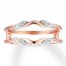 Diamond Enhancer Ring 1/6 ct tw Round-cut 14K Rose Gold