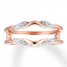 Diamond Enhancer Ring 1/6 ct tw Round-cut 14K Rose Gold