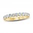 Diamond Anniversary Ring 1 ct tw Round-cut 18K Yellow Gold