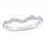 First Light Diamond Wedding Band 1/5 ct tw 14K White Gold