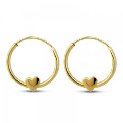 Children's Hoop Earrings 14K Yellow Gold