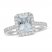 Neil Lane Aquamarine Engagement Ring 1/2 ct tw Diamonds 14K White Gold