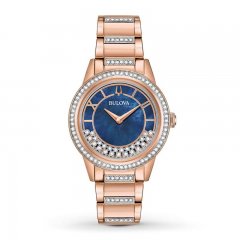 Bulova Women's Crystals TurnStyle Watch 98L247