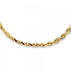 Rope Necklace 14K Yellow Gold 18" Length