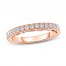 Adrianna Papell Diamond Anniversary Ring 1/2 ct tw Round-cut 14K Rose Gold