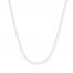 Cable Chain Necklace 14K Yellow Gold 16" Length