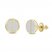 Men's Diamond Stud Earrings 1/3 ct tw Round-cut 10K Yellow Gold