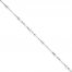 Beaded Anklet Sterling Silver