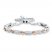 Bolo Bracelet 1/2 ct tw Diamonds Sterling Silver/10K Gold