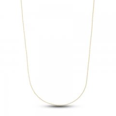 Rolo Cable Chain Necklace 14K Rose Gold 18"