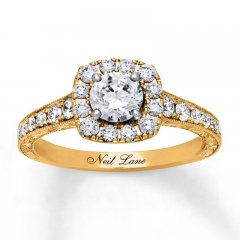 Neil Lane Engagement Ring 1-1/6 ct tw Diamonds 14K Yellow Gold