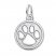 Paw Print Charm Sterling Silver