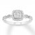 Diamond Promise Ring 1/6 ct tw Round-cut Sterling Silver