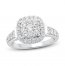 Diamond Engagement Ring 1 ct tw Round-cut 14K White Gold