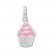 Cupcake Charm Pink Enamel Sterling Silver