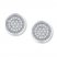 Diamond Earrings 1/5 ct tw Round-cut 10K White Gold