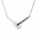 Love + Be Loved Lab-Created Sapphire Necklace Sterling Silver