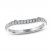 Adrianna Papell Diamond Wedding Band 1/4 ct tw Round-cut 14K White Gold