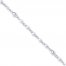 Cultured Pearl Anklet Sterling Silver 10" Length