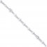 Cultured Pearl Anklet Sterling Silver 10" Length