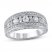 Diamond Anniversary Ring 1 ct tw in 14K White Gold