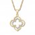 Diamond Necklace 1/10 ct tw Round-cut 10K Yellow Gold