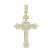 Men's Diamond Cross Pendant 1/2 ct tw Round-cut 10K Yellow Gold