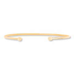 Cuff Bangle Bracelet 14K Yellow Gold