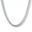 Men's Foxtail Necklace Stainless Steel 20" Length