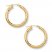 Hoop Earrings 14K Yellow Gold 30mm