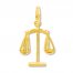 Scales of Justice Charm 14K Yellow Gold