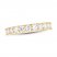 Leo Diamond Anniversary Band 7/8 ct tw Round-cut 14K Yellow Gold