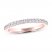 Leo Diamond Wedding Band 1/3 ct tw Round-cut 14K Rose Gold