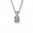 Previously Owned Diamond Necklace 1/3 Carat 18K White Gold