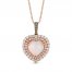 Le Vian Opal Necklace 3/4 ct tw Diamonds 14K Strawberry Gold 18"