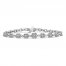 Center of Me Diamond Bracelet 3/4 ct tw 10K White Gold 7.25"