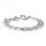 Men's Curb Link Bracelet Stainless Steel 9" Length