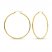 Hoop Earrings 14K Yellow Gold 50mm