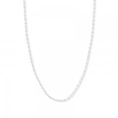 24" Cable Chain 14K White Gold Appx. .9mm