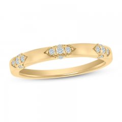 Diamond Annivesary Ring 1/6 ct tw 10K Yellow Gold