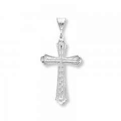 Cross Charm Sterling Silver