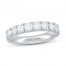 Neil Lane Premiere Diamond Anniversary Ring 1-1/2 ct tw Round-cut 14K White Gold