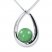 Jade Necklace Sterling Silver