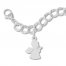 Angel Charm Bracelet Sterling Silver 7" Length