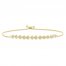 Center of Me Diamond Bolo Bracelet 1/2 ct tw 10K Yellow Gold